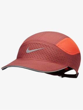 NIKE AEROBILL TAILWIND (BV2204-691) RUNNING CAP ADULT UNISEX 1 Sz BRIGHT CRIMSON